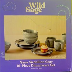 Wild sage 16 pc dinnerware